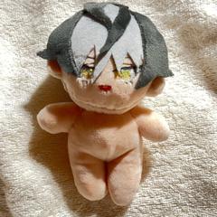 絃巴さんの型紙を使用した13cmぬいぐるみ