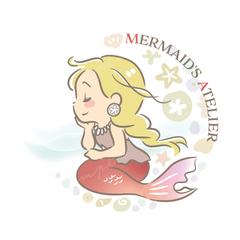 人魚のイラストを使ったエンブレム