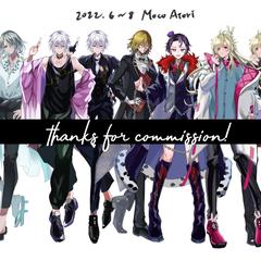 【2022年6~8月】キャラクター作成のご依頼実績