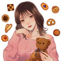【ご依頼品】配信アプリのプレゼント用イラスト