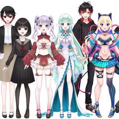 【Vtuber】キャラクター立ち絵【オリジナル】