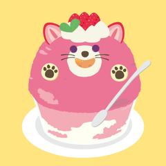 かき氷のイラスト