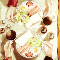 朝食
