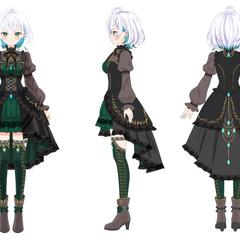 グリーンドレスの少女