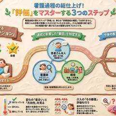 看護過程「評価」の流れを図解化