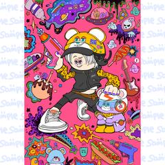 ヒョウガラくん と クマちゃん