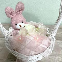 うさぎのリングピローかご