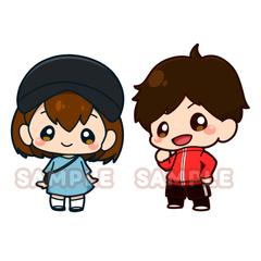 人物イラストのサンプル