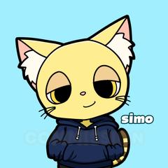 Discordアイコン用 猫のキャラクター制作