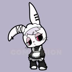 ジャージメイドの気だるげウサギのキャラクター