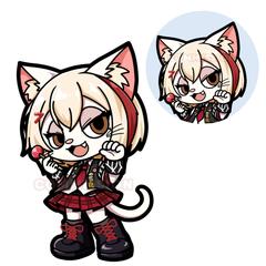 IRIAMプロフィール用｜アバターの猫キャラクター化