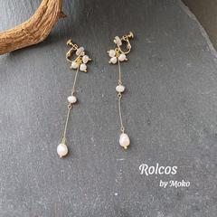 お出かけパールのイヤリング/ピアス