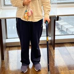 大きな手術を受け、毎日リハビリで歩けるようになった