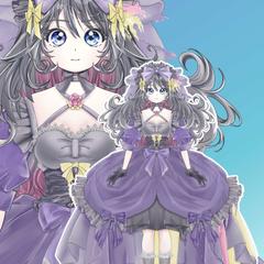 VTuberモデル「夕星アデリア」様立ち絵