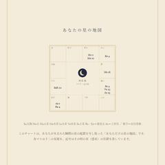 あなただけのホロスコープ（星の地図）