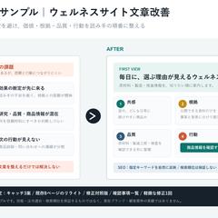 架空サンプル：ウェルネス文章改善