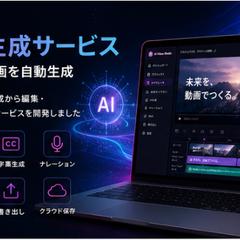 AI動画生成サービス開発｜テキストから動画を自動生成
