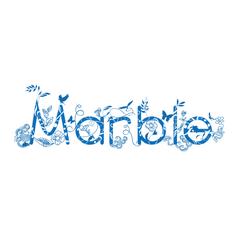 アーティストのアルバムタイトルロゴ