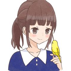 指にとまる