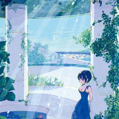 『青』ギャラリー展示イラスト