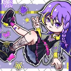 蝶と蜘蛛モチーフのオリジナルキャラクター
