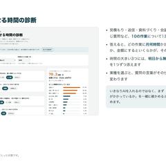 仕事の時間を見える化する「取り戻せる時間の診断」