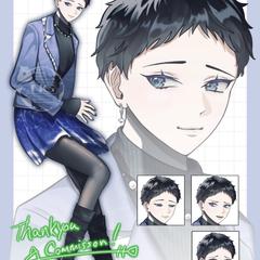 全身立ち絵イラスト