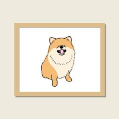 犬のイラスト作成