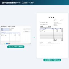 ボタン1つで請求書PDFを自動作成するExcelツール
