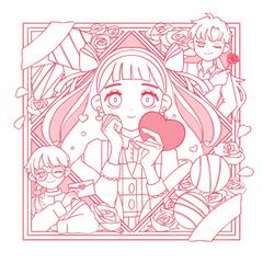 バレンタインイラスト