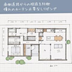 手書き図面　南側道路