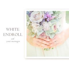 結婚式エンドロールムービー「ホワイトエンドロール」