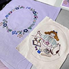 刺繍トートバッグのキット