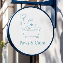Paws & Caim様のロゴデザイン