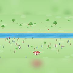 数千体が動く街のインタラクション