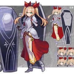 ファンタジー系イラスト立ち絵・表情差分