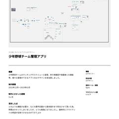 少年野球チーム管理アプリ
