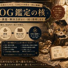 LOG鑑定の核｜原因・課題・解決方針まで一回で整理します