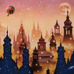 油彩画『レトロモダン』