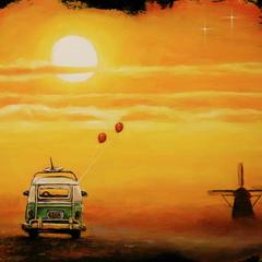 油彩画『小さな旅』