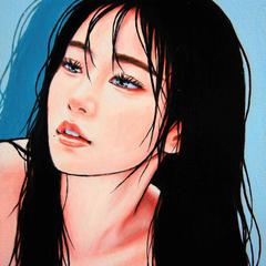 油彩画『おとなびて』