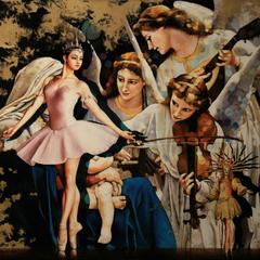 油彩画『神の造形』