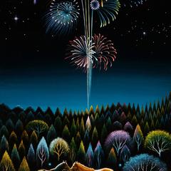 油彩画『ロマンティスト』