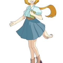 ウェイトレスの犬耳少女