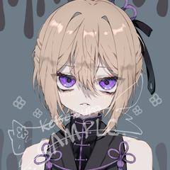 キャラクターバストアップイラスト