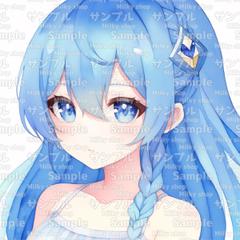 透明感のある綺麗でかわいいイラスト
