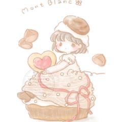 モンブランな女の子