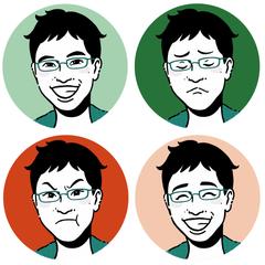 似顔絵アイコン作成