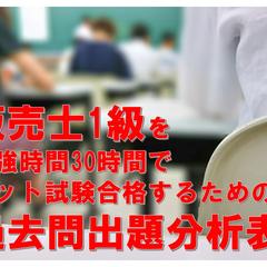 note記事「販売士1級の過去問出題分析表」のサムネイル画像