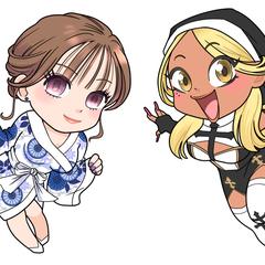 某パチンコグループの演者様方の似顔絵キャラクターを作成